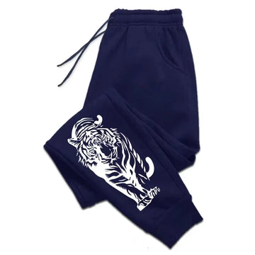 Hot Sale Men's Sweatpants High Quality All Season Daily Casual Sports Jogger Pants Gym Male Tiger Printed Trousers Men's Clothes