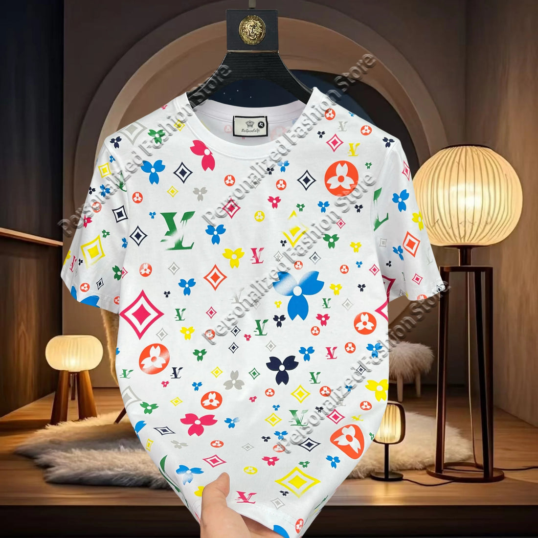 2025 European Casual Short Sleeve T-Shirt Men's Versatile Crew Neck Bottom Shirt Alphabet Casual High Street Half Sleeve Tide