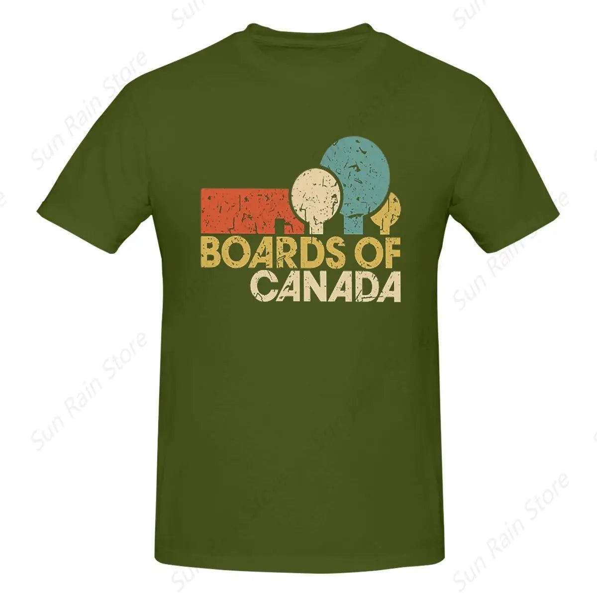 BOARDS OF CANADA In Cramped Quarters T-Shirt for Men Cotton Oversized T Shirts Men's Short Sleeve O-Neck Summer Clothes Tops - OneLoveCanada