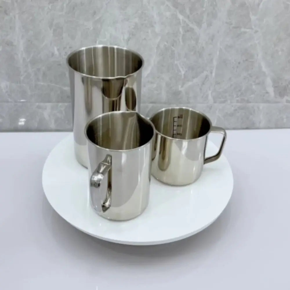New Stainless Steel Laboratory Beaker 500ml Graduated Measuring Cups 1000ml Espresso Mugs Kitchen Tool