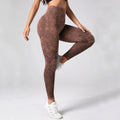 2023 Women Leggings Washing Yoga pants Bubble Butt Push Up Fitness Legging High Waist Scrunch Tight Mujer Gym Seamless Legging - OneLoveCanada