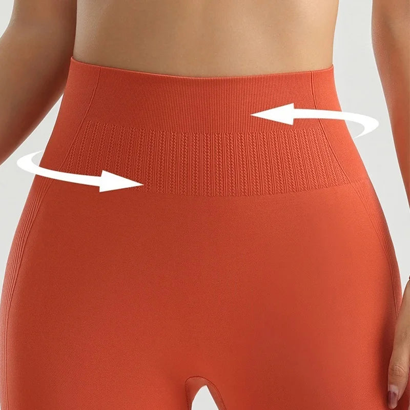 Cloud Hide Seamless Yoga Pants for Women Gym Fitness High Waist Tights Running Sports Leggings Female Training Workout Trousers