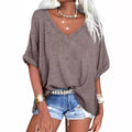 Women's Casual Tops SMS T-shirt 2025 Summer New Loose T Shirt Top For Women Topy Z Krótkim Rękawem Футболка Женская Хлопок - OneLoveCanada