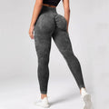 2023 Women Leggings Washing Yoga pants Bubble Butt Push Up Fitness Legging High Waist Scrunch Tight Mujer Gym Seamless Legging - OneLoveCanada
