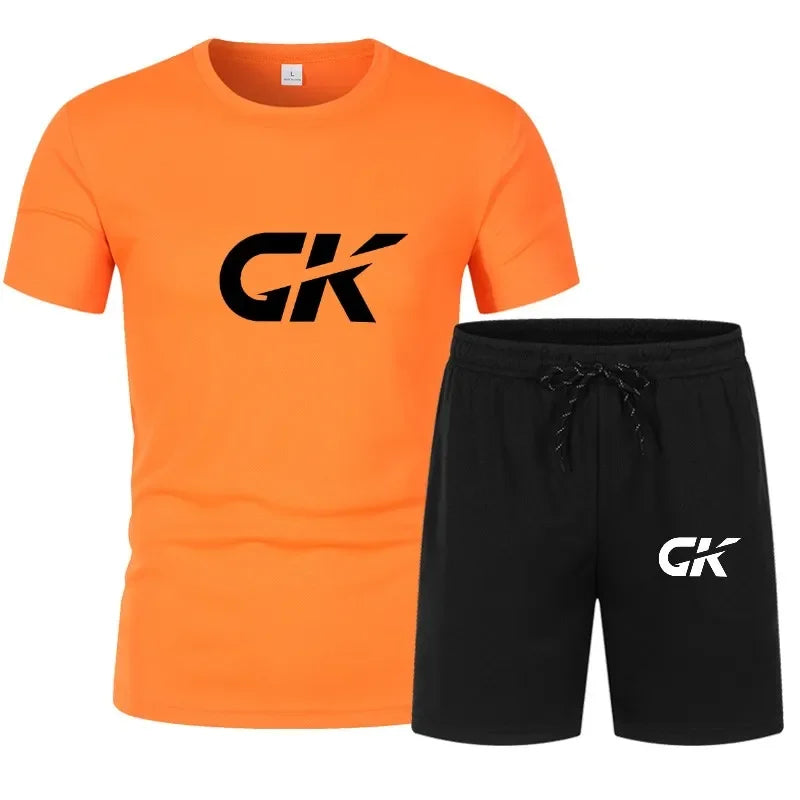 Mens Sets 2025 Summer Suit Shirts and Shorts Fashion Football Basketball Jogging Fitness Gym Outfit Clothes Short Training kit