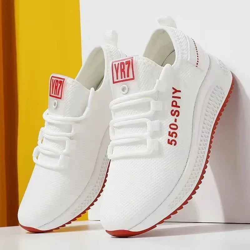 Tenis Feminino 2025 Hot Sale Women Flats for Outdoor Sneakers Air Mesh Walking Jogging Trainers Basket Chaussures Femme