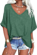 Women's Casual Tops SMS T-shirt 2025 Summer New Loose T Shirt Top For Women Topy Z Krótkim Rękawem Футболка Женская Хлопок - OneLoveCanada