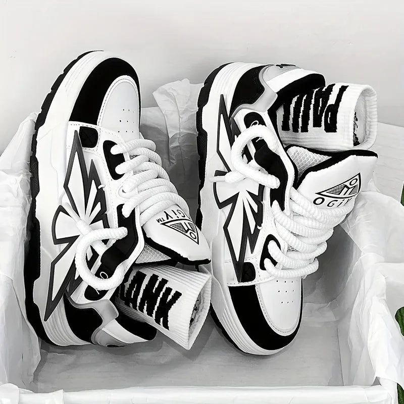 Mens Shoes Casual Sneakers Outdoor Sports Running Platform Designer Luxury Skateboard Shoes Ankle Tennis Lace Up Fashion Shoes