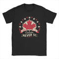 Men's Elbows Up Canada Never 51st State T Shirt  Cotton Tops Hipster Short Sleeve Round Neck Tees Plus Size T-Shirts - OneLoveCanada