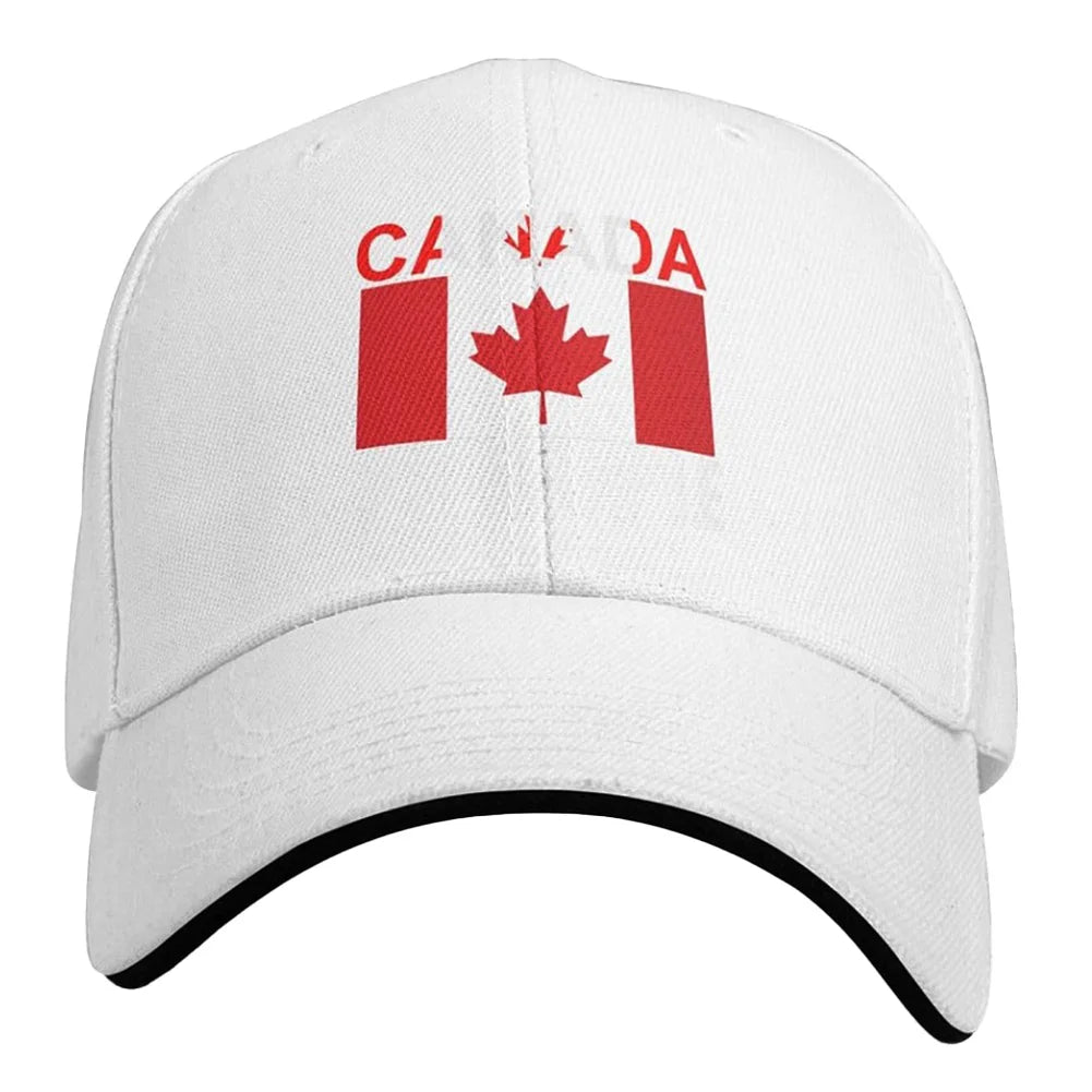 Canada Not For Sale Baseball Cap Adjustable Red Hat with Maple Leaf Embroidery for Outdoor Activities & Casual Wear Snapback Cap - OneLoveCanada