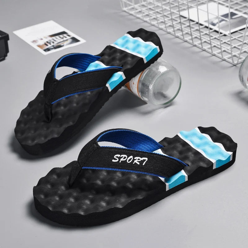 High quality hot selling men flip flops summer beach flip flops for men fashionable breathable casual beach men flip flops new
