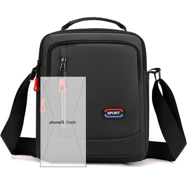 Men's Shoulder Bag 2024 New Casual Men's Bag Waterproof Outdoor Multi-Functional Crossbody Bag