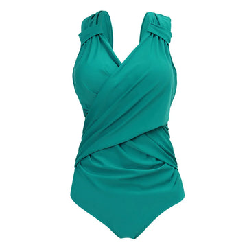 Push Up  Swimsuit One Piece Women  Plus Size Swimwear Under wired Solid Black Large Big Swimming Suits Beachwear Bathing Suits