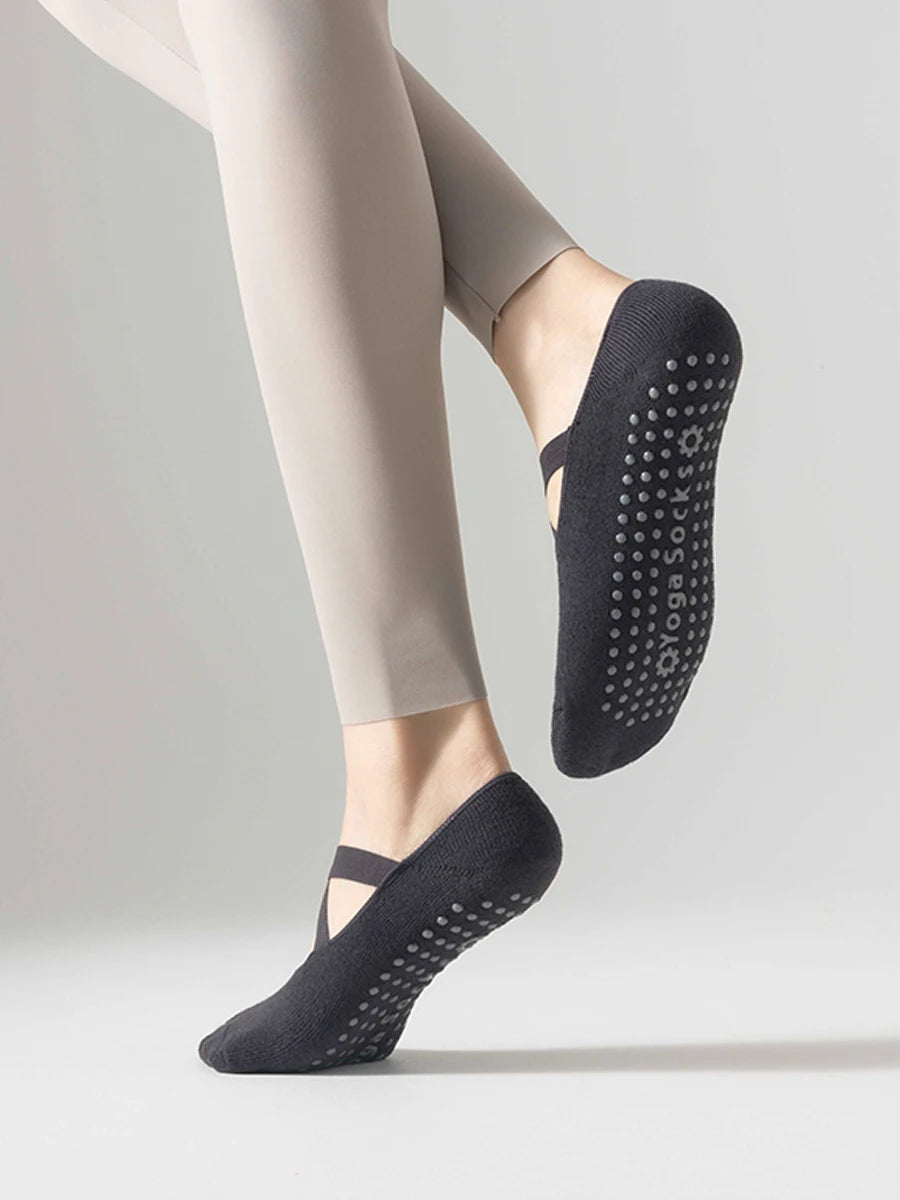 Yoga socks,  anti slip socks, Pilates women's indoor floor dance socks for beginners - OneLoveCanada