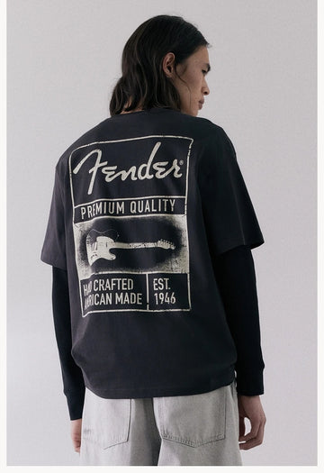 Men's and Women's T-shirts, Summer Pure Cotton Band Letter Print, Round Neck, Loose Shoulder Drop, Short Sleeve Casual