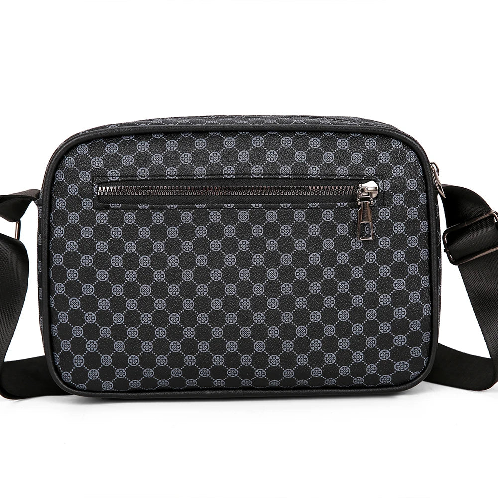 Men's Shoulder Bag Crossbody Bag Korean Style Large Capacity Fashionable Outdoor Sports Handbag Multi-Layer Business Backpack Casual