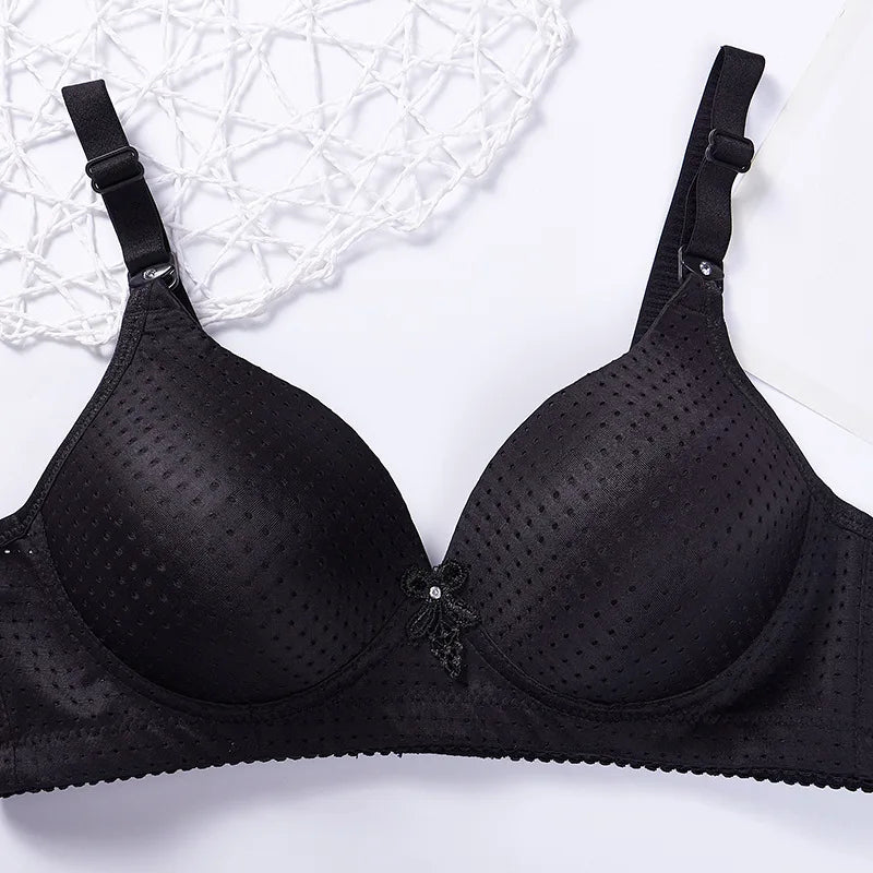 Women Bras Female Large Size Brassiere Women Thin Brassiere Ladies Bras Without Steel Ring Female Gathered Comfortable Underwear