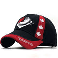 Canada Flag Baseball Cap Men Women Embroidered Outdoor Sports Sun Fashion Snapback 3D Maple Leaf Hip Hop Dad Hats Gorras H054 - OneLoveCanada