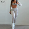 Gym Leggings Women Clothing High Waist Yoga Pants Scrunch Butt Seamless Leggings Workout Gym Leggings Booty Sports Tights Woman - OneLoveCanada