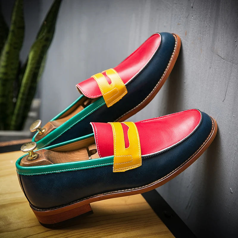 Fashion Classic Lefu Shoes Round Toe Lightweight Outdoor Driving Shoes Business Office Men's Shoes Color Size 38-48