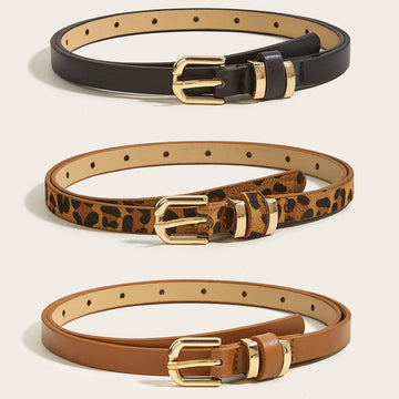 Belts for Women Designer Belts Fashion Belts for Lady Black Waist Belt Ladies Belt Strap for Dresses Belt Female Pu Leather CY06