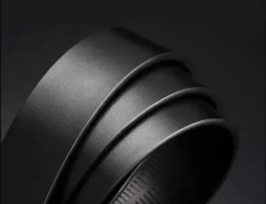 Men Belt New Men's 3.3cm Business Genuine Cow Leather Belt Toothless Automatic Buckle Suit Pants Belts for Men 110-130cm