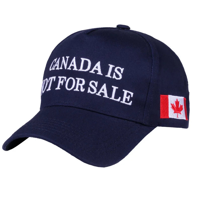 Canada Not For Sale Baseball Cap Adjustable Red Hat With Maple Leaf Embroidery For Outdoor Activities And Casual Wear - OneLoveCanada