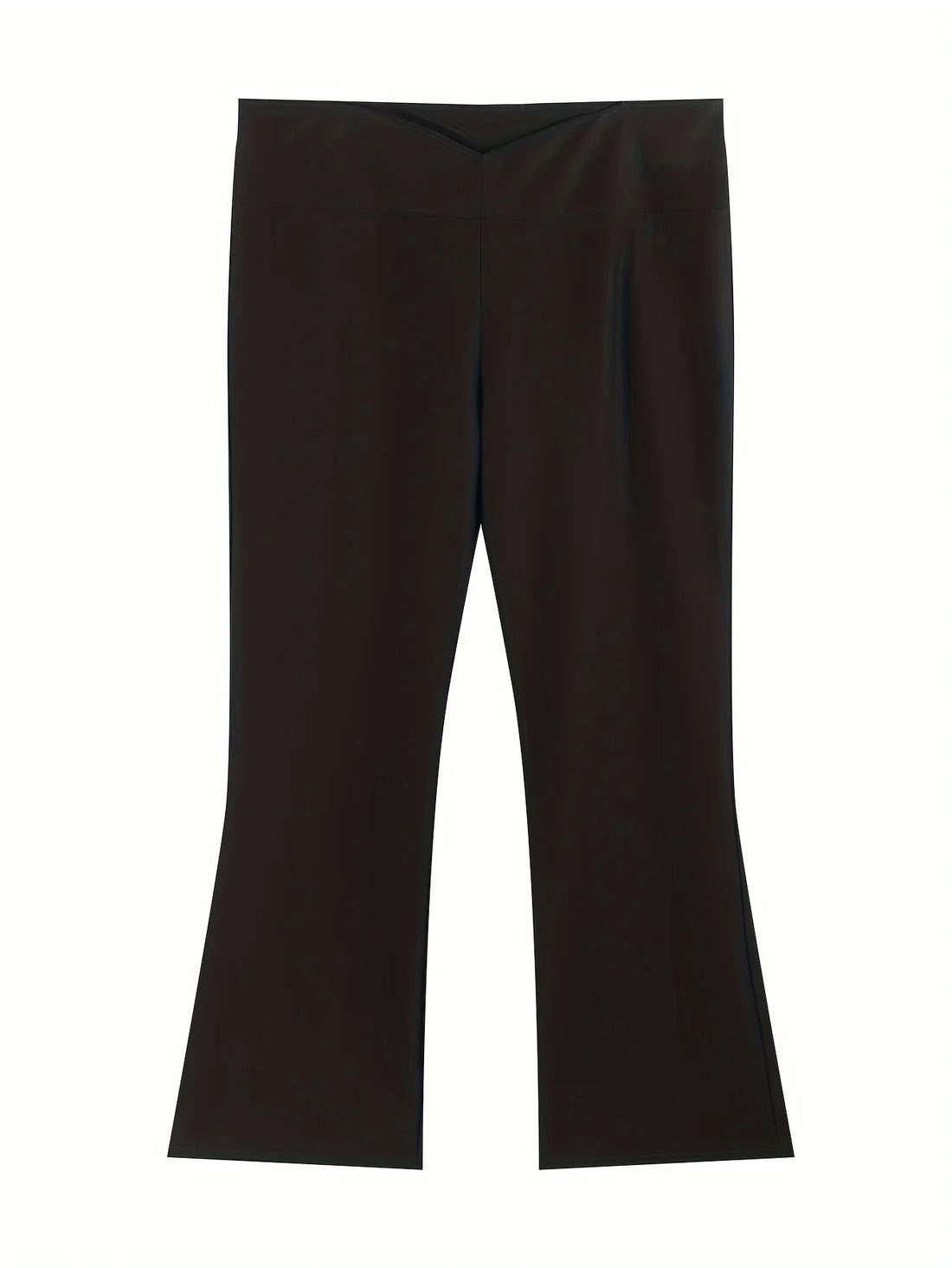 Women's Oversized Woven Casual Pants Comfortable Loose Fit High Waist Straight Leg Trousers