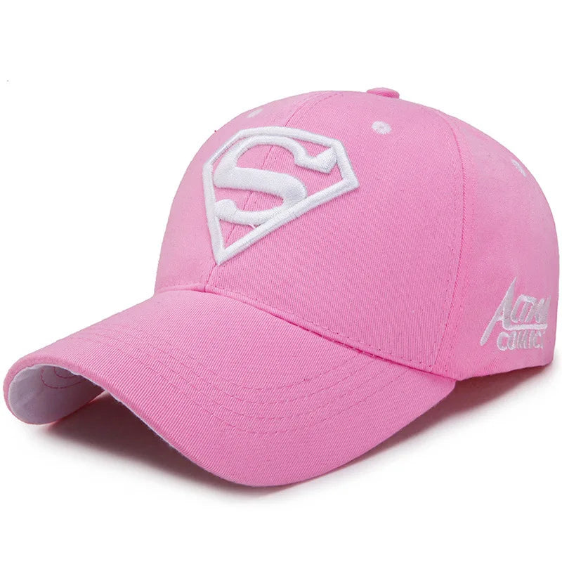Superhero Clark Kent Cosplay Hat Neutral Adjustable Embroidered Baseball Hat Outdoor Casual Sports Peaked cap Sunshade Hat