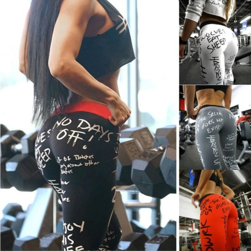 Ladies Leggings Colourful High Waist High Stretch Running Nine Minute Pants Comfortable Bottom Pants Yoga Pants Young Girls Wome