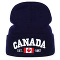 Autumn Winter Knitted hats for men Women Canada Letter embroidery Cotton Caps Autumn hat Casual Boy cap Men Hats - OneLoveCanada