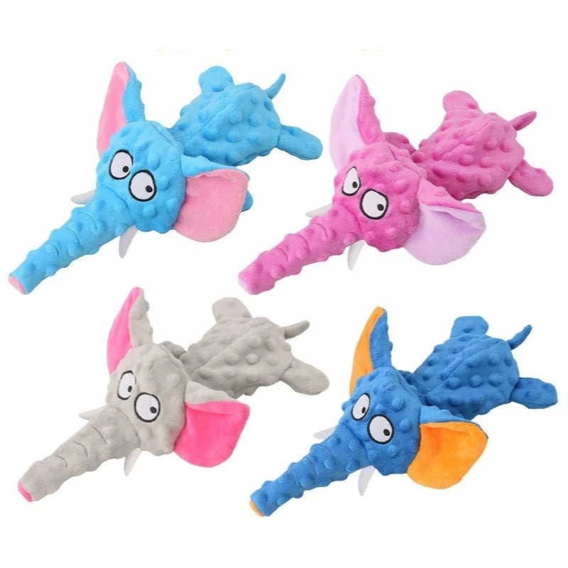 Pet Plush Toys Elephant Sound Toys Dog Interactive Toys Unfilled Paper Sound Toys Cat And Dog Supplies