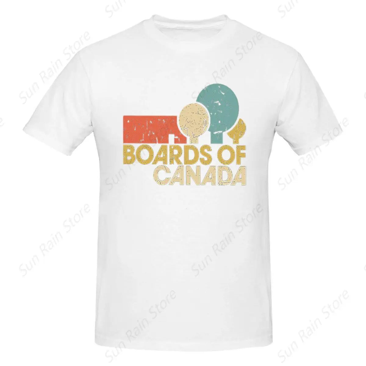 BOARDS OF CANADA In Cramped Quarters T-Shirt for Men Cotton Oversized T Shirts Men's Short Sleeve O-Neck Summer Clothes Tops - OneLoveCanada