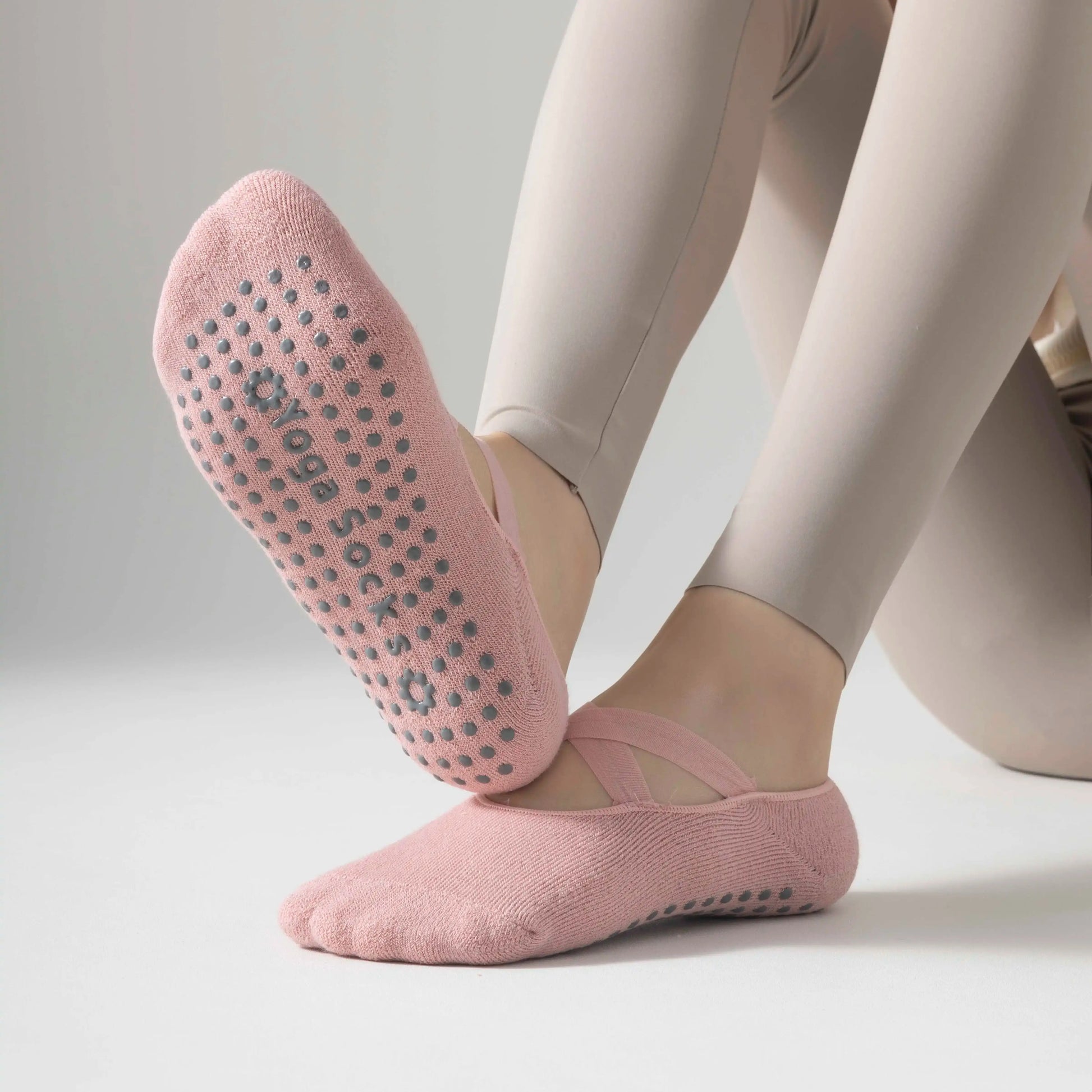 Yoga socks,  anti slip socks, Pilates women's indoor floor dance socks for beginners - OneLoveCanada