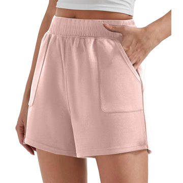 Women's Shorts Casual Summer Comfy Elastic High Waist Running Shorts With Pockets Shorts for Women Women's Shorts Summer Shorts