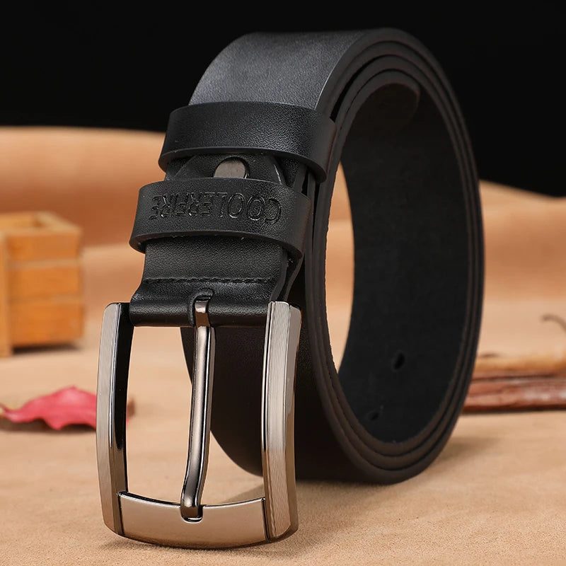 Men High Quality Genuine Leather Belt Luxury Designer Belts Men Cowskin Fashion Strap Male Jeans For Trousers Free Shipping