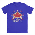 Men's Elbows Up Canada Never 51st State T Shirt  Cotton Tops Hipster Short Sleeve Round Neck Tees Plus Size T-Shirts - OneLoveCanada