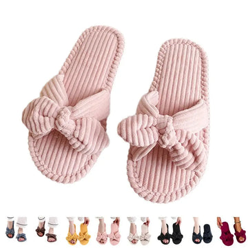Women's Sweet Slides For Season Bohemian Slippers Home Comfortable Light Silent EVA Anti Slip Living Room Shoes