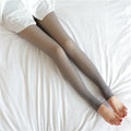 Women Fleece Leggings Sexy Translucent slim Pantyhose Elasticity Winter Warm Legging Thermal Tights Female Woman Pants - OneLoveCanada