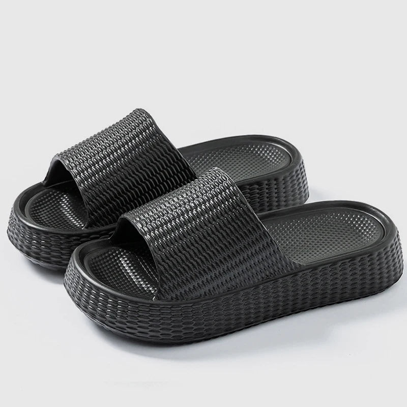 Asgard Women's Summer Platform Slippers Comfortable Soft Bottom Anti-slip House Bathroom Slides New Thick Sole EVA Beach Sandals