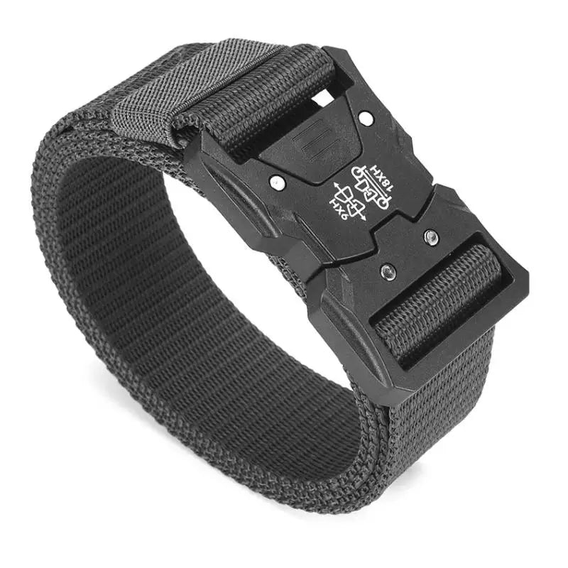MEN'S Tactical Belts With Automatic Buckle Men's Canvas Belts Premium Pants Belts Sports Belts Nylon Belts