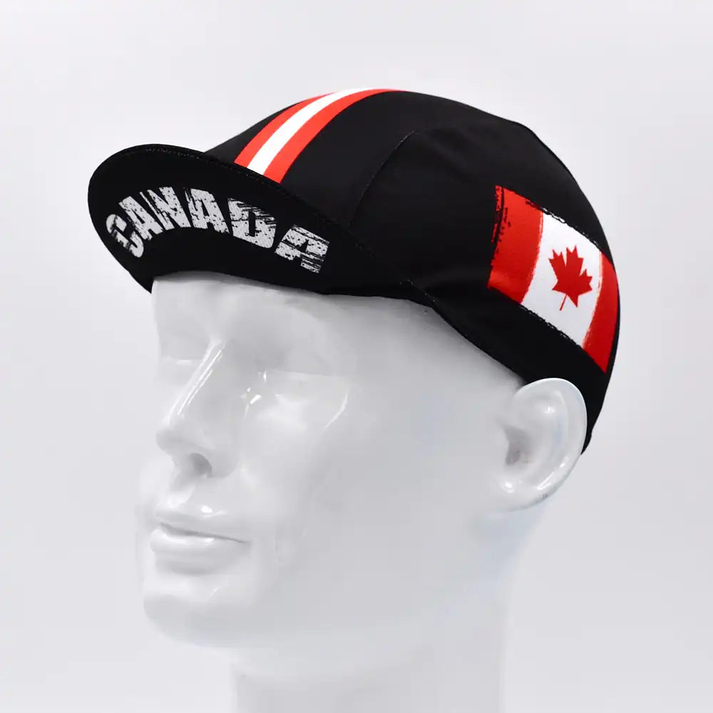 Classic Canada National Flag Pro Team Cycling Cap Riding Outdoor Sports MTB Bicycle Hat - OneLoveCanada