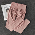 Seamless Sport Yoga  High Waist Pants Leggings Sport See Through Yoga Gym Running Quick Dry Pants Scrunch Butt Pants - OneLoveCanada