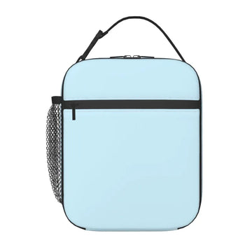 Blue Lunch Bags Insulated Lunch Box Lunchbox for Teens Boys Girls Women Men Premium Thermal Tote Cooler with Side Pockets