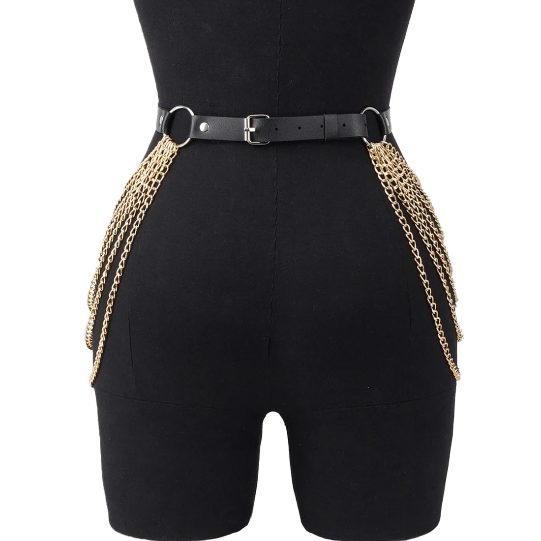 Women Fashion Belt Chain Tassel Street Style Belt Corset Harness Waist Belt Gothic Chain Belly Waistbad Clothing Accessories