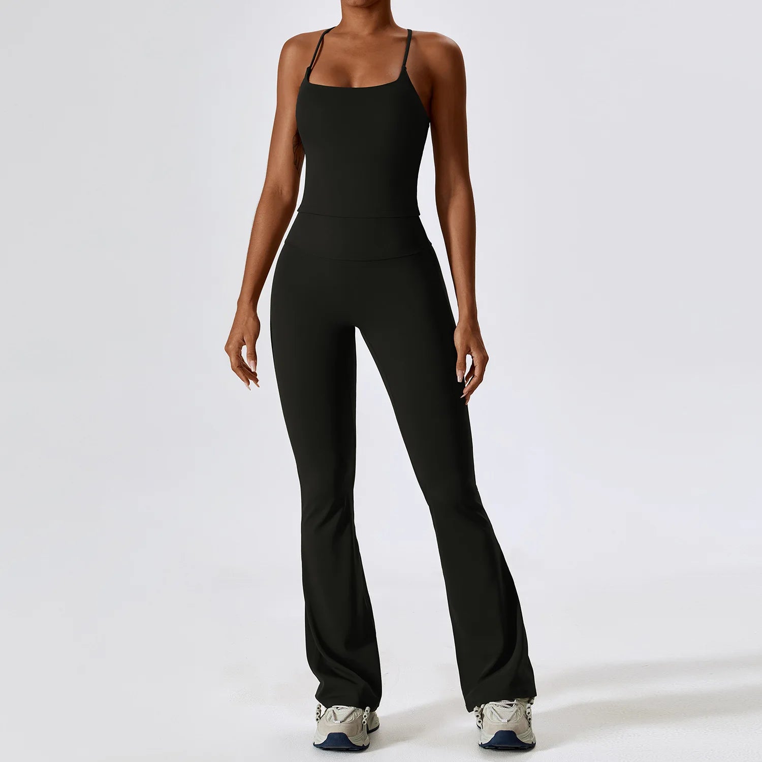 Yoga Set 2PCS Seamless Women Sportswear Workout Clothes Athletic Wear Gym Legging Fitness Bra Crop Top Long Sleeve Sports Suits - OneLoveCanada