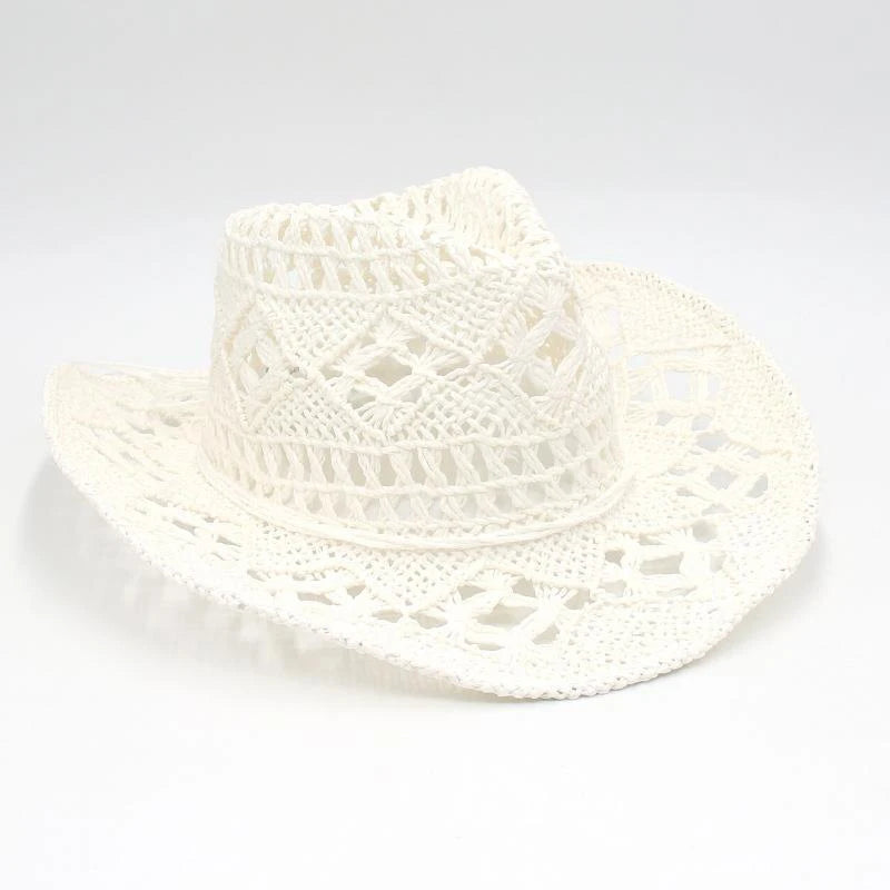 Cowboy Hat Woman Western Cowgirl Caps Women Cow Girl  Things Chapeau Femme Hats Accessories Vacation Compilation Straw Hat - OneLoveCanada