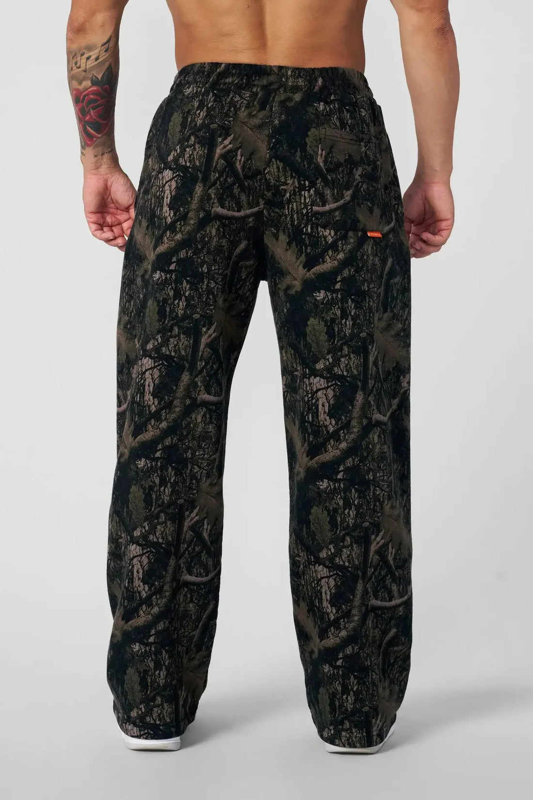 2025 American trendy brand digital camouflage print straight-leg sports fitness loose and versatile wide-leg Trousers