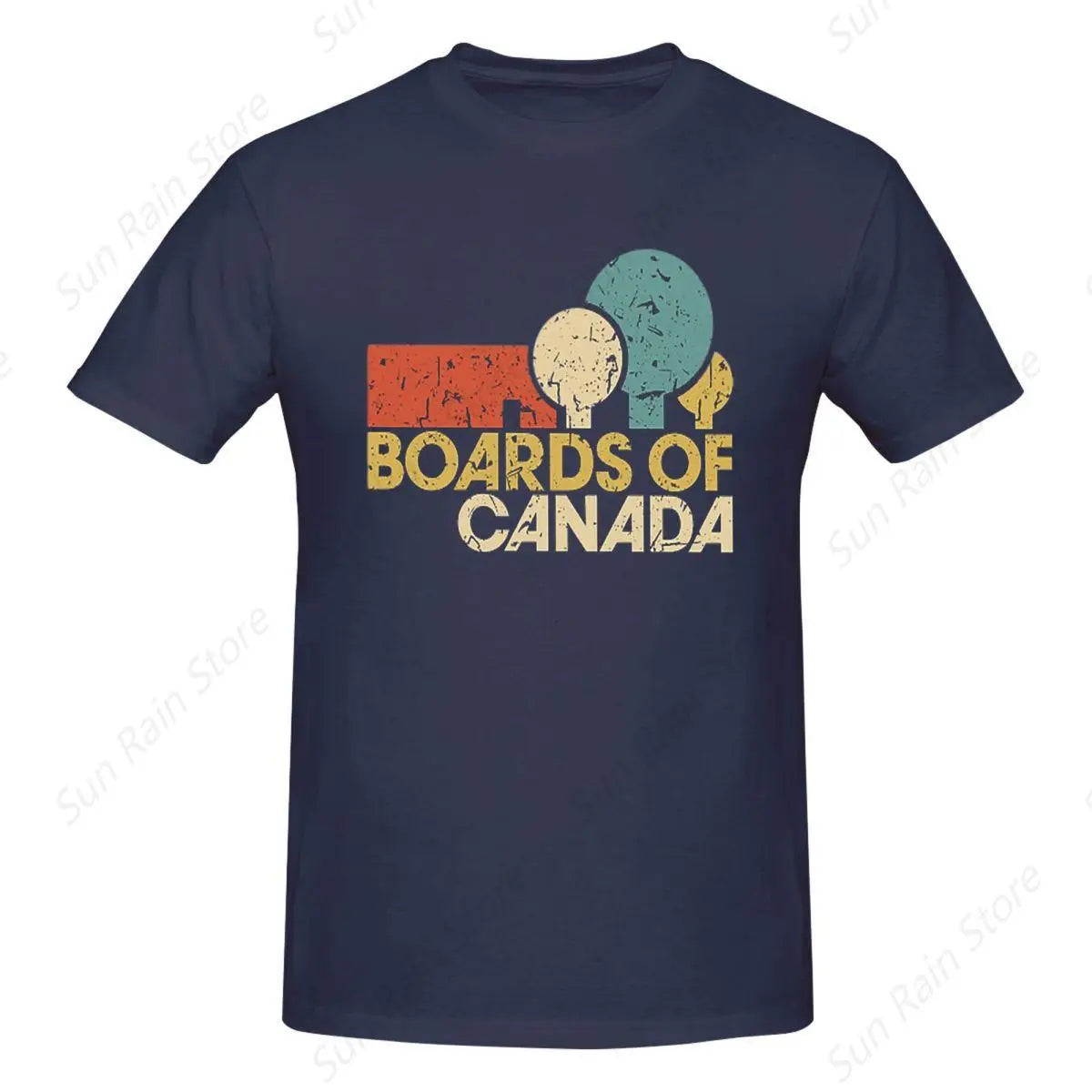 BOARDS OF CANADA In Cramped Quarters T-Shirt for Men Cotton Oversized T Shirts Men's Short Sleeve O-Neck Summer Clothes Tops - OneLoveCanada
