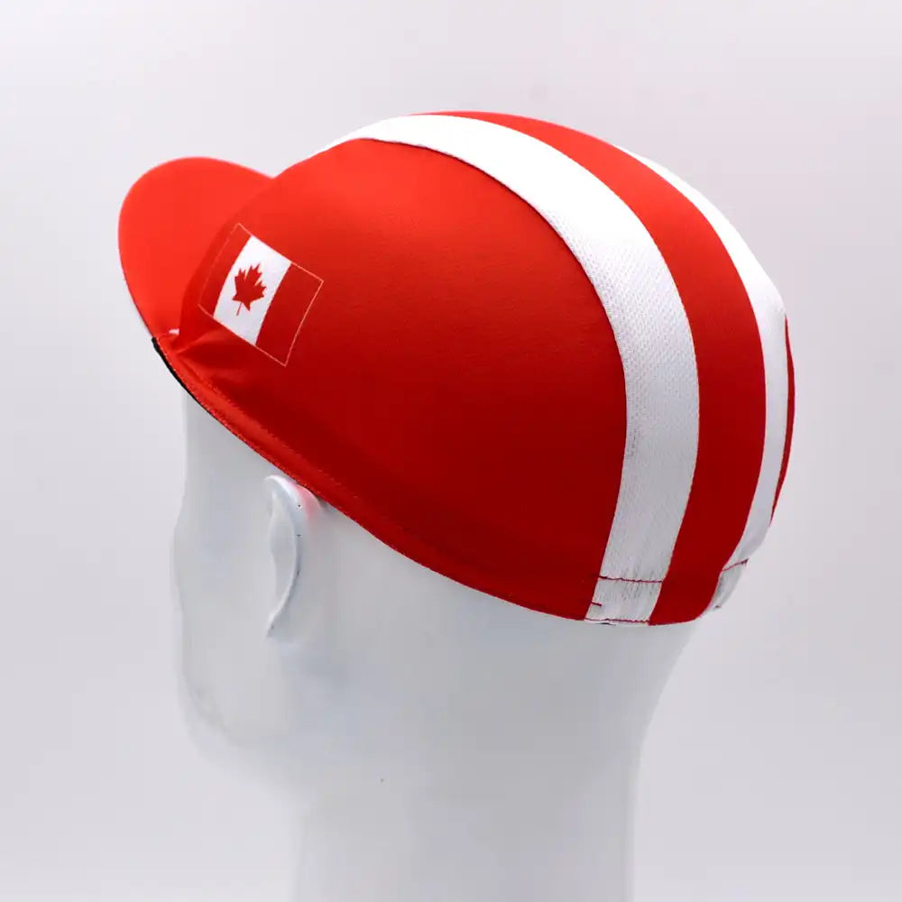 Classic Canada National Flag Pro Team Cycling Cap Riding Outdoor Sports MTB Bicycle Hat